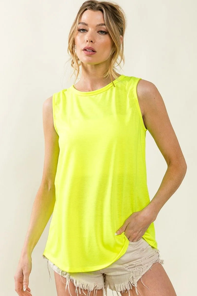 BiBi Bow Back Sleeveless Top
