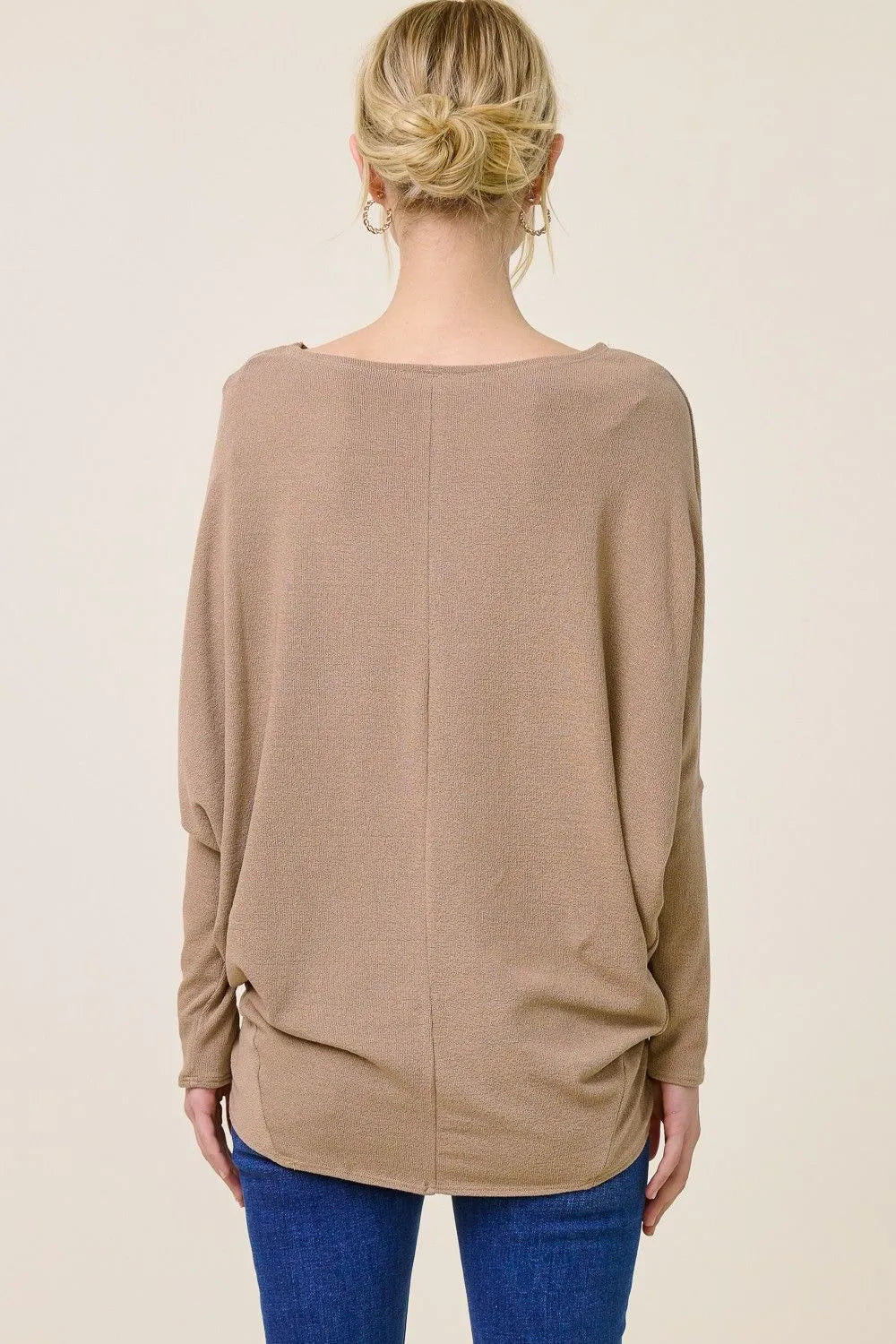 Charlotte Avery Crepe Hacci Dolman Sleeve Top
