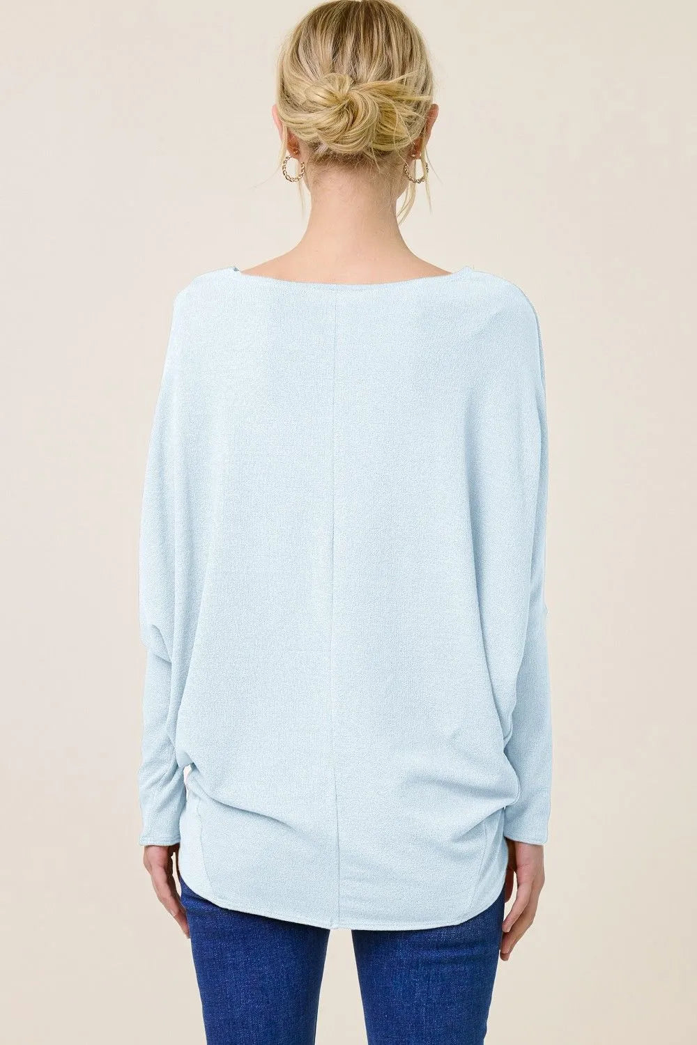 Charlotte Avery Crepe Hacci Dolman Sleeve Top